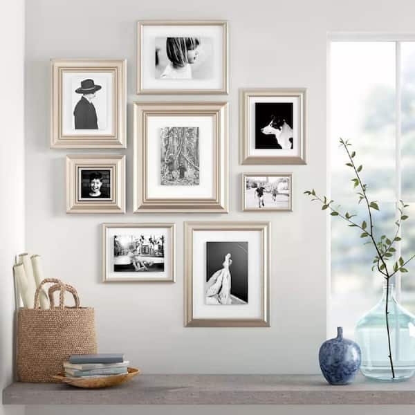 8-Piece Syston Gallery Picture Frame Set PFG-002 - The Home Depot