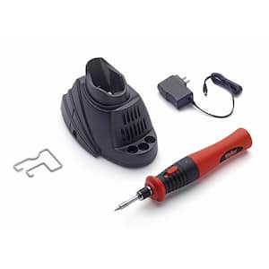 Cordless Soldering Iron with Rechargeable Lithium-Ion Battery