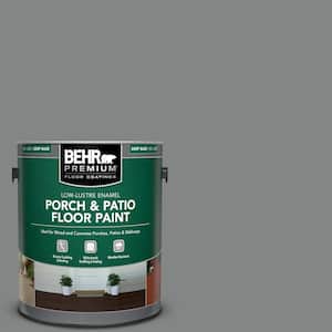 1 gal. #PFC-63 Slate Gray Low-Lustre Enamel Interior/Exterior Porch and Patio Floor Paint