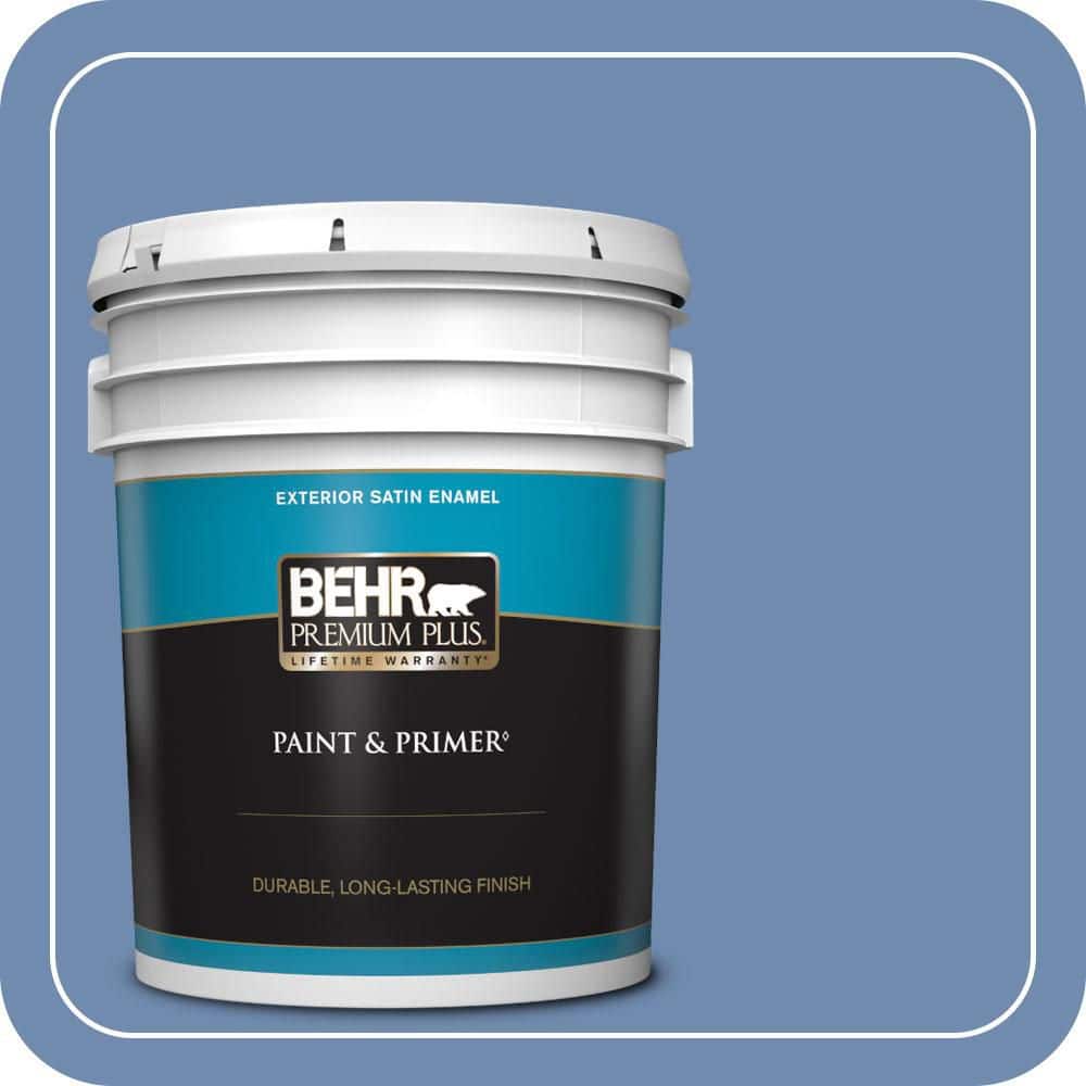 5 gal. #590D-5 Windsurf Blue Satin Enamel Exterior Paint & Primer price history on PriceWatchPro