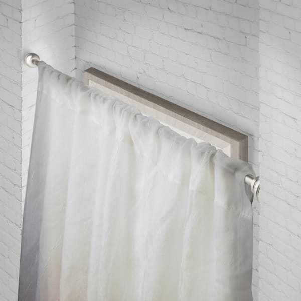 Tension Curtain Rod In Satin Nickel, 54 Inch Shower Curtain Rod