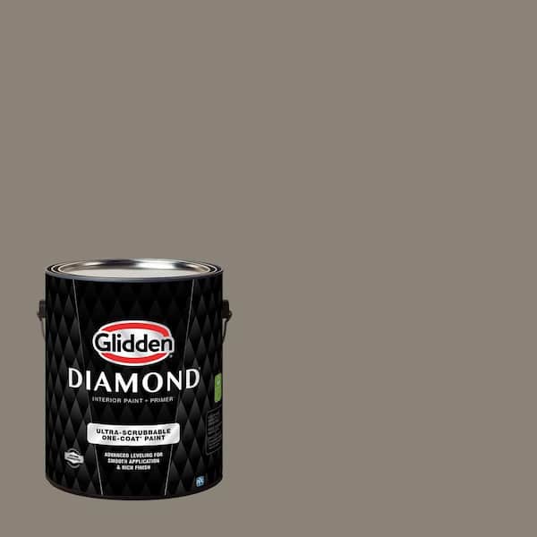 Glidden Diamond 1 gal. PPG0999-5 Sweater Weather Semi-Gloss Interior Paint with Primer