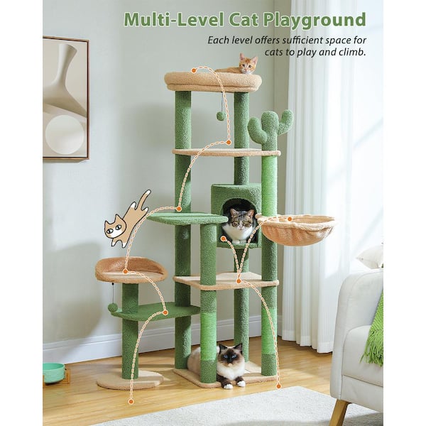 Cenadinz Large Cat Cactus Cat Tree