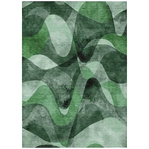 Chantille ACN536 Fern 10 ft. x 14 ft. Machine Washable Indoor/Outdoor Geometric Area Rug