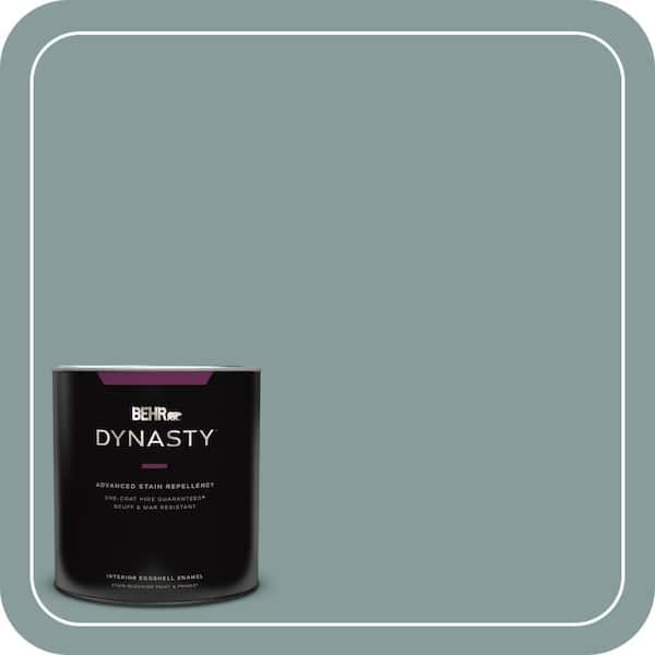BEHR DYNASTY 1 qt. #PPU12-04 Agave One-Coat Hide Eggshell Enamel Interior Stain-Blocking Paint and Primer