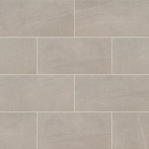 Bellevue Grey 24 in. x 48 in. Matte Porcelain Floor and Wall Tile (16 sq. ft./Case)