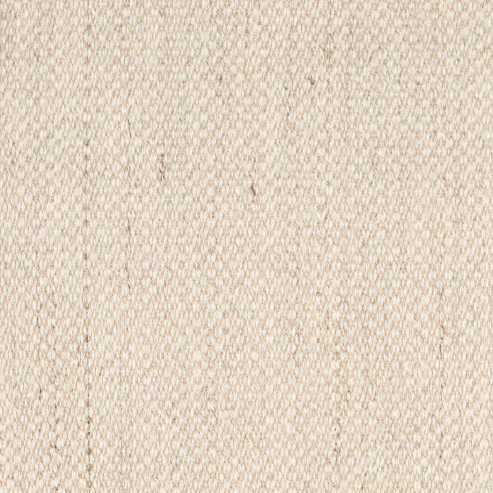 Sleek Marble & Linen 24" Hand-Knotted Rectangular Rug