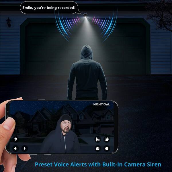 night owl 4k wired camera