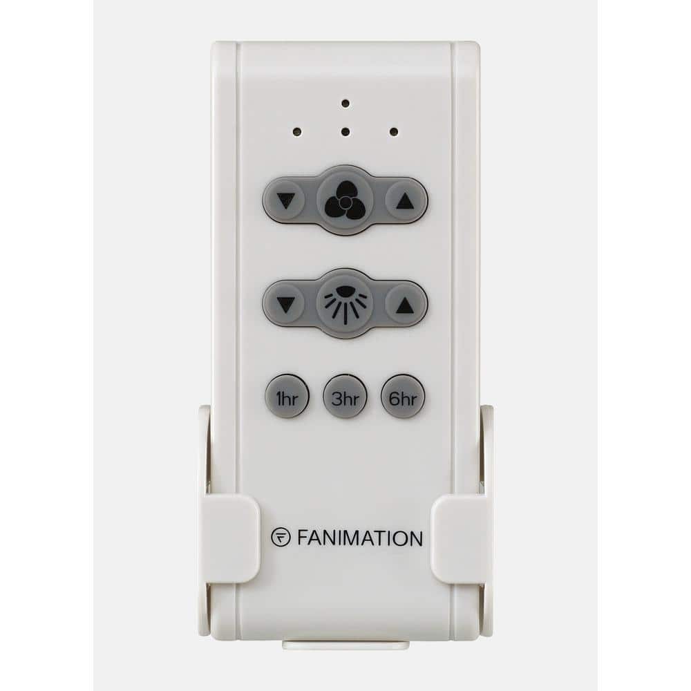 White Ceiling Fan Remote Control with Timer
