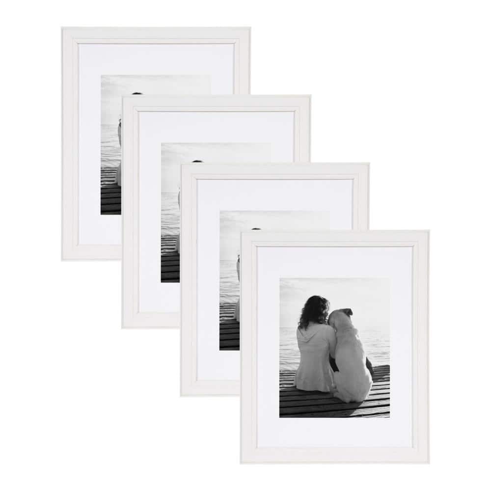  Picture Frame 11x14 Set of 6, 11 x 14 Wood Frame Matted to  8x10, Natural Oak Wood Photo Frames 11 by 14 with Tempered Glass, 11x14  Wall Collage Picture Frame for Home Decor