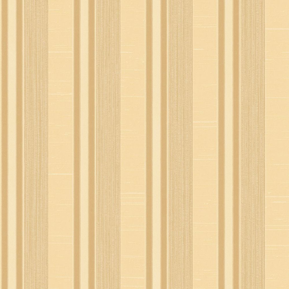 Palazzo 2 Collection Gold Silk Stripe Vinyl on Non-Woven Non-Pasted Wallpap