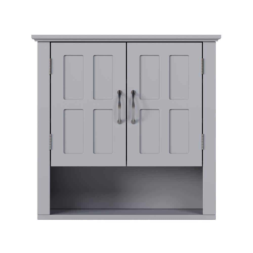 23.62 in. W x 7.68 in. D x 22.63 in. H Bathroom Storage Wall Cabinet in Gray price history on PriceWatchPro