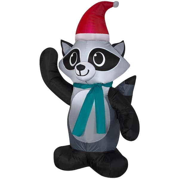 Gemmy 3.5 ft. Raccoon Christmas Inflatable