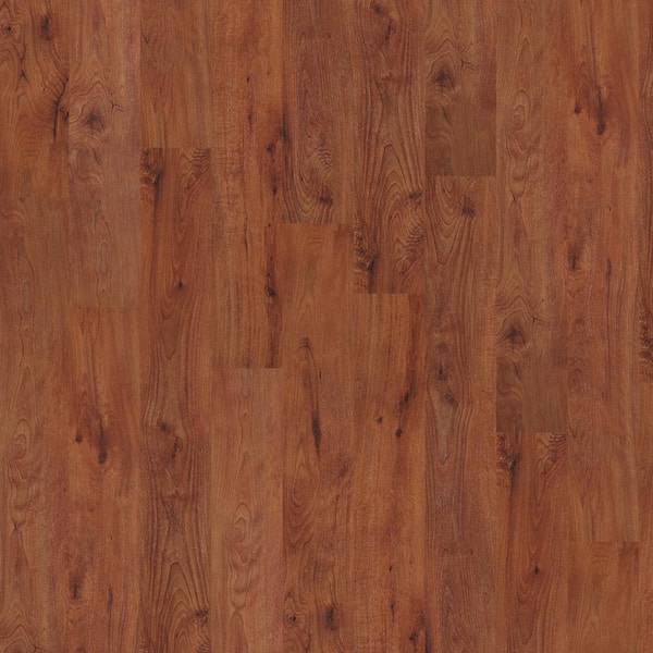 Mohawk Basics Garnet Brown 12 (mil) T x 8 in. W x 48 in. L Glue Down Waterproof Vinyl Plank Flooring (45.33 sqft/case)