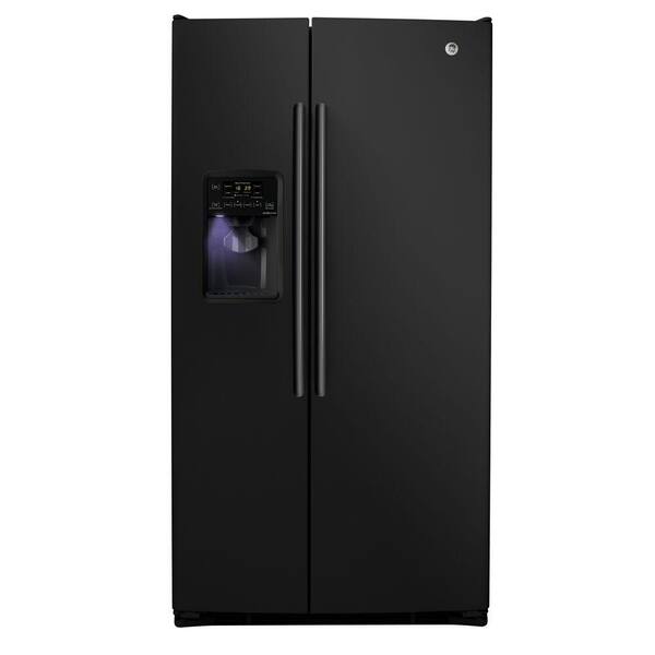 GE Adora 25.9 cu. ft. Side by Side Refrigerator in Black