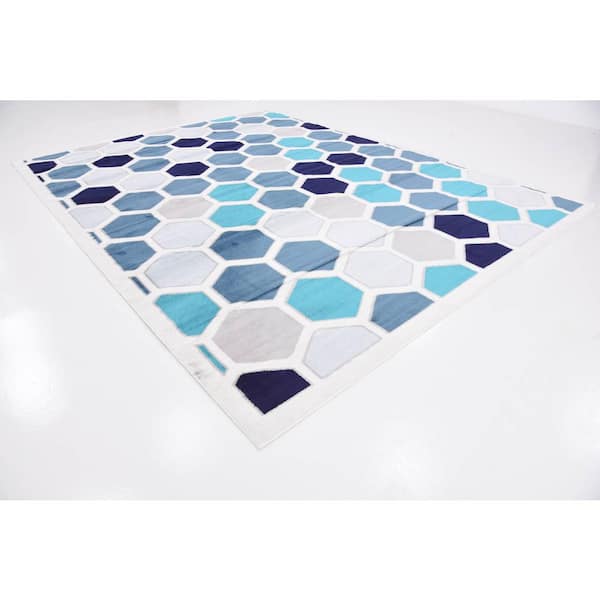 Metro Honeycomb Ivory 9' 0 x 12' 0 Area Rug