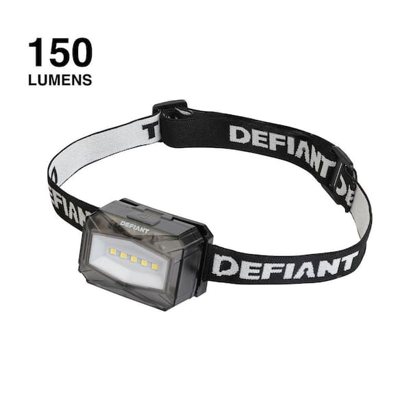 Defiant 150 Lumens LED Alkaline Headlight 00482 - The Home Depot