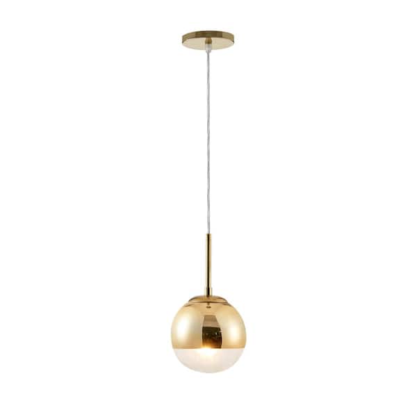 Bromi Design Crosby 1-Light 5.91 in. Dia Flush Mount Ceiling Fixture