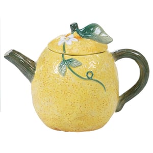 24 oz. Citron 3-D Multi-Colored Lemon Teapot