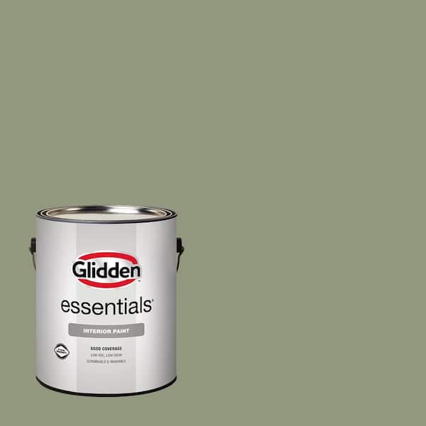 Glidden Essentials 1 gal. PPG1124-5 Cavern Moss Flat Interior Paint