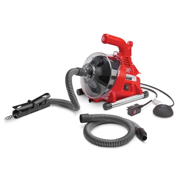 XtremepowerUS 25ft Cordless Portable Electric Plumbing Dredger Drain Snake  Auger Drill Clean Plumbing Remover Tool 