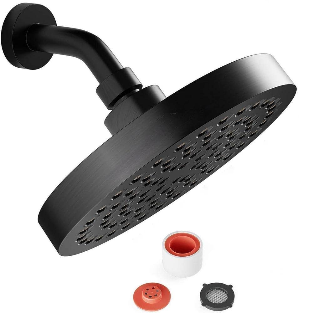 Rainfall Shower Head 1-Spray Patterns with 1.8 GPM 6 in., Ceiling Mount Rai