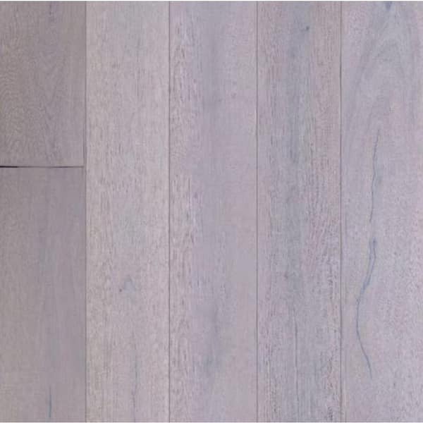 Take Home Sample-Beige White Oak Tongue and Groove Wire Brushed Engineered Hardwood Flooring