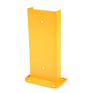 18 in. Wide Yellow Steel Structural Rack Guard
