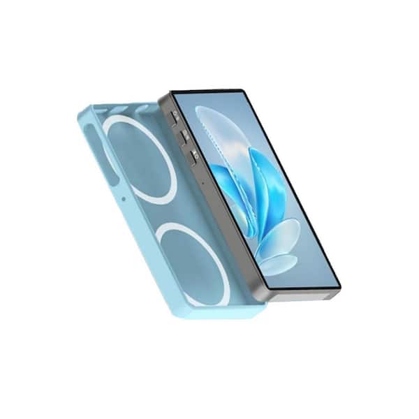 CP5 Lite 5 1080P Selfie Monitor Screen for iPhone Android Vlog Rear Camera One Click Connection 50M Magnet in White