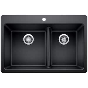 Kitchen Sinks Top Mount and Under Mount Sink Kitchen Sink Onyx 50 x 40 cm LOMAZOO Black Kitchen Sink Stainless Steel