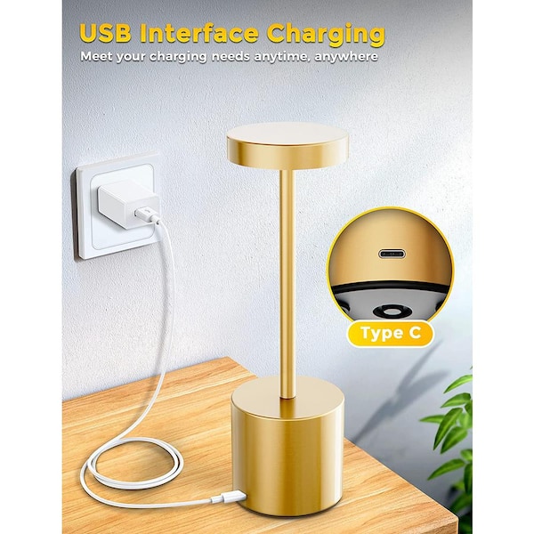 LED Foldable Table Lamp Lantern light USB Rechargeable Touch Sensor Dimmer  Switch Desk Lamp For Bedside Reading Outdoor Camping
