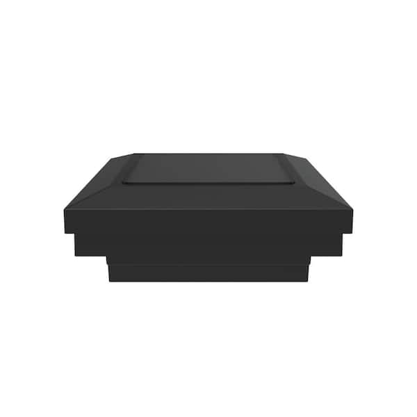 VersaRail 2.5 in. Matte Black Aluminum Rail Solar Post Top Down Light