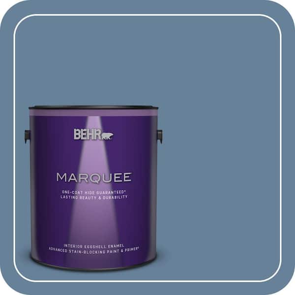 BEHR MARQUEE 1 gal. #ICC-74 Provence Eggshell Enamel Interior Paint & Primer