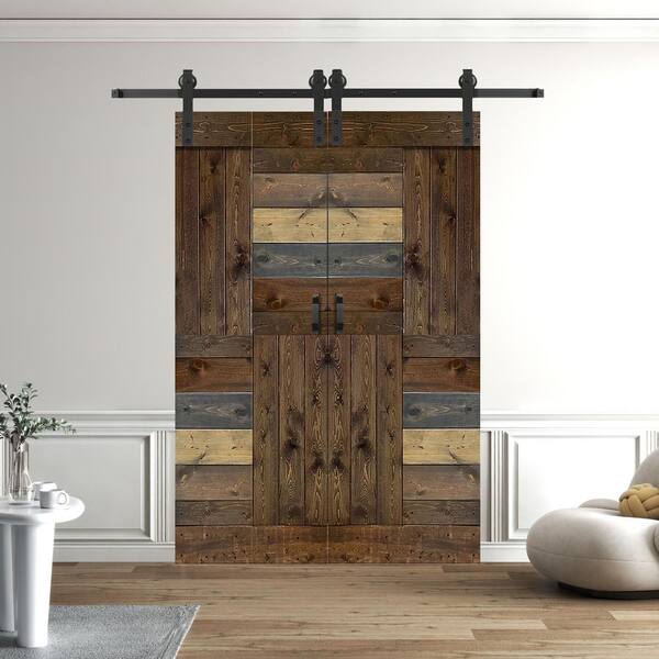 ISLIFE S Style 60in.x84in.(15''X84''X4panels) Multi-Color Solid