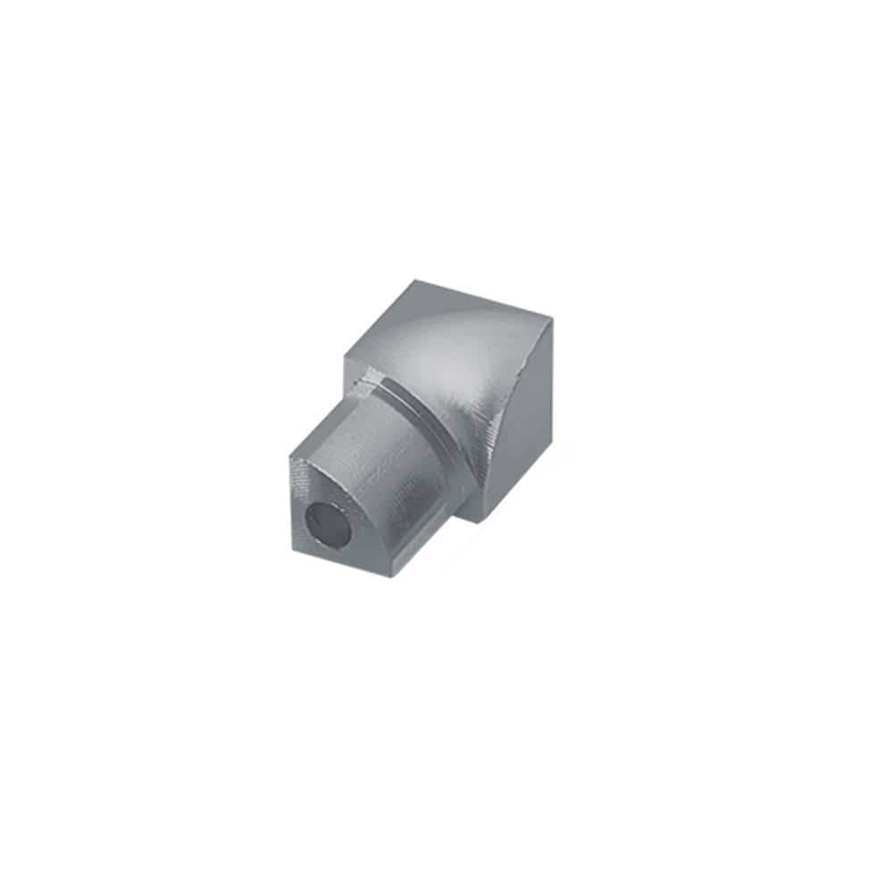 DURONDELL 0 in. D x  0.39 in. W x 0 in. L Round Edge Int Crnr Aluminum Brushed Mercury Molding and Transition Trim price history on PriceWatchPro