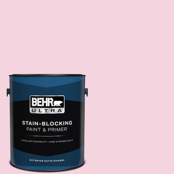 BEHR ULTRA 1 gal. #100A-3 Scented Valentine Satin Enamel Exterior Paint & Primer