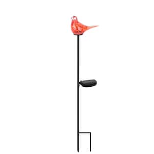 Red Bird Solar Garden Stake