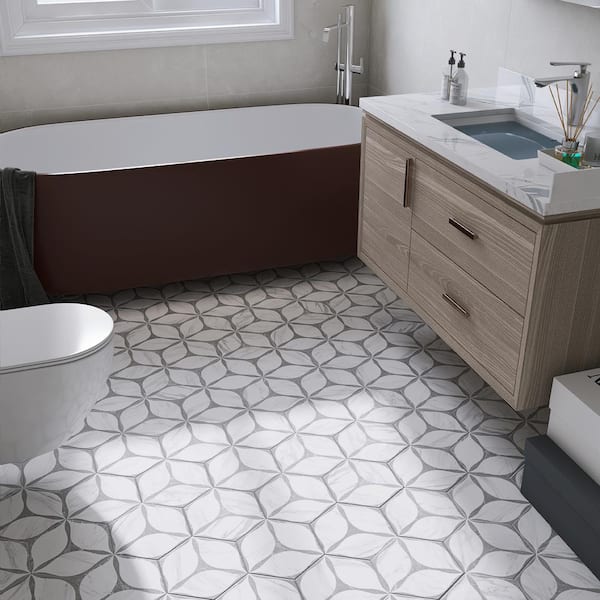 Bathroom Floor Tiles, Hexagon & More