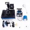 5 in 1 Heat Press Machine for T-Shirt Cup Hat Mug Plate Cap Printing