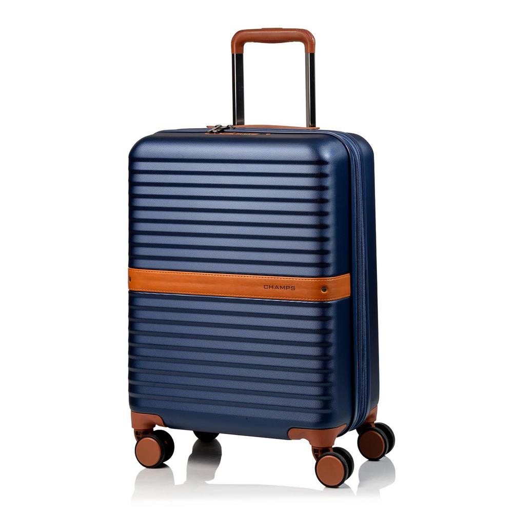 CHAMPS Vintage II 1Piece Navy Hard Side Carryon Luggage Set S1030