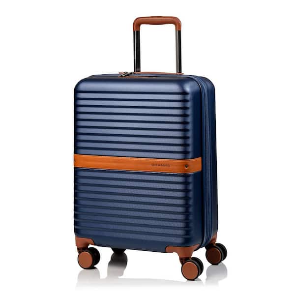 CHAMPS Vintage II 1-Piece Navy Hard Side Carry-on Luggage Set