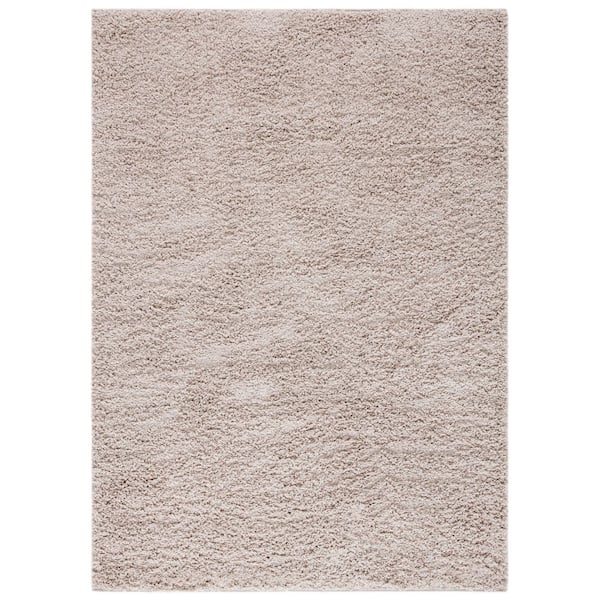 Venus Shag 9 ft. x 12 ft. Taupe Solid Color Area Rug