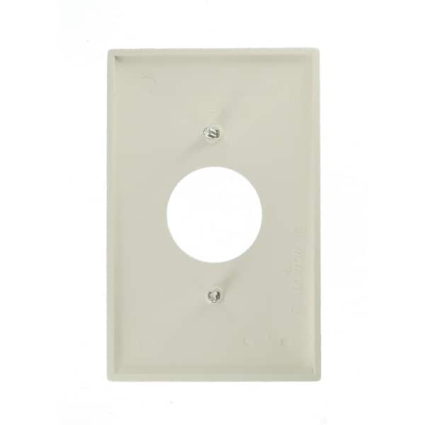 4 Eagle White 1.406" Receptacle Single Outlet Thermoset Wallplate Covers 2131W 