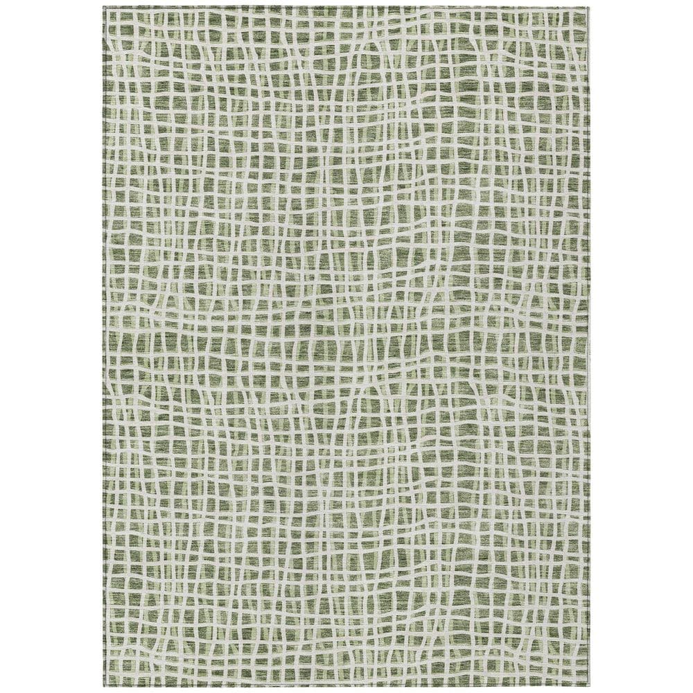 Chantille Machine Washable Indoor/Outdoor Abstract ACN729 Green 2 ft. 6 in. x 3 ft. 10 in. Area Rug price history on PriceWatchPro