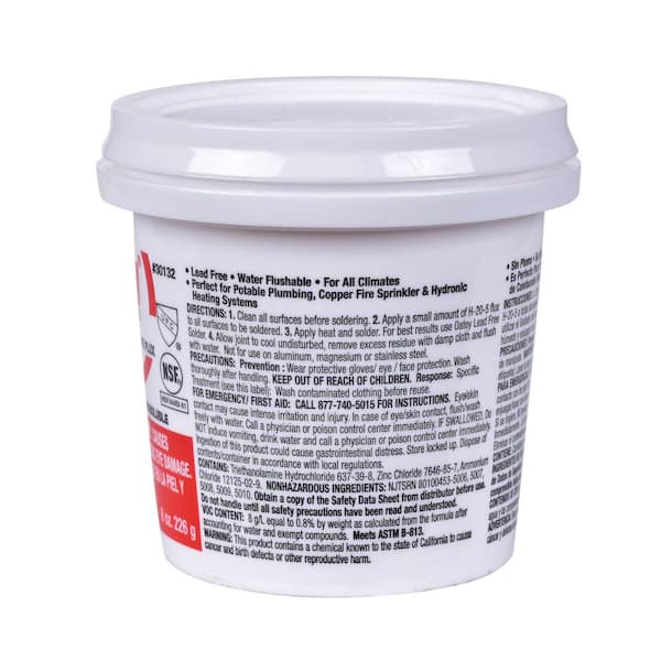 H-20 8 oz. Lead-Free Water Soluble Solder Flux Paste