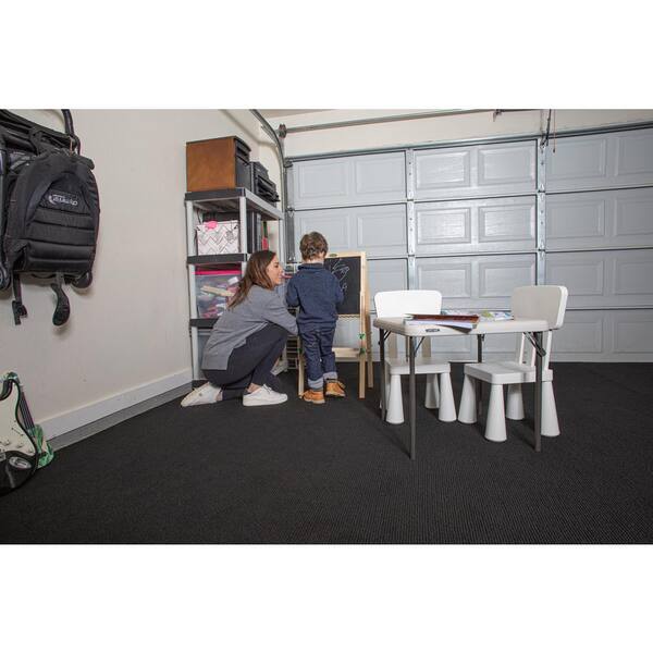 Rebrilliant Boulton Rebrilliant Garage Flooring Roll in Black & Reviews