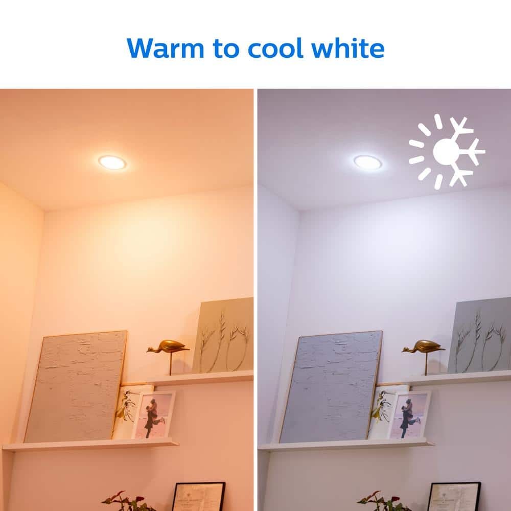 Philips 6-Inch White Aluminum Smart Wi-Fi LED Recessed Downlight