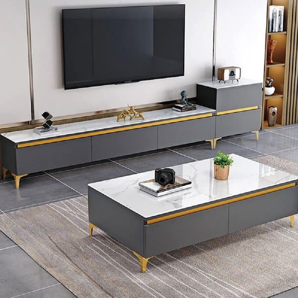 Angel Sar 6 in. Gold Triangle Replacement Furniture Legs, Metal Replacement  Leg Part for Cabinet Sofa TV Stand (4-Pieces) SENC9460 - The Home Depot