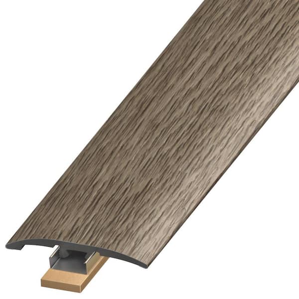 DuraDecor Liz Marie's Modern Maven Greige Retreat 0.25 in. T x 2 in. W x 94 in. L 3-in-1 Transition Molding