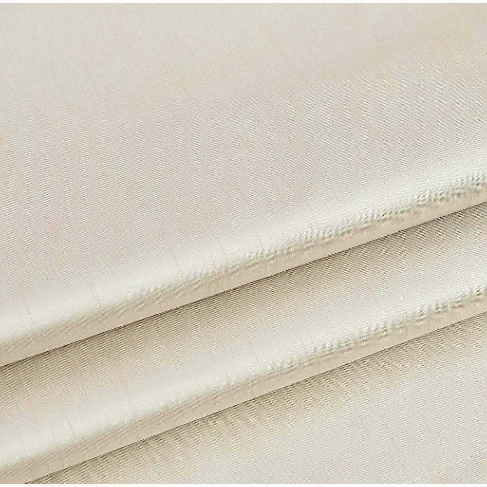Wheat Faux Silk Blackout Grommet Curtain Panel 95"